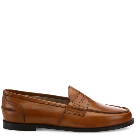 Coveted 2017 Manolo Blahnik Brown Leather Loafers 39 - Picture 3 of 10